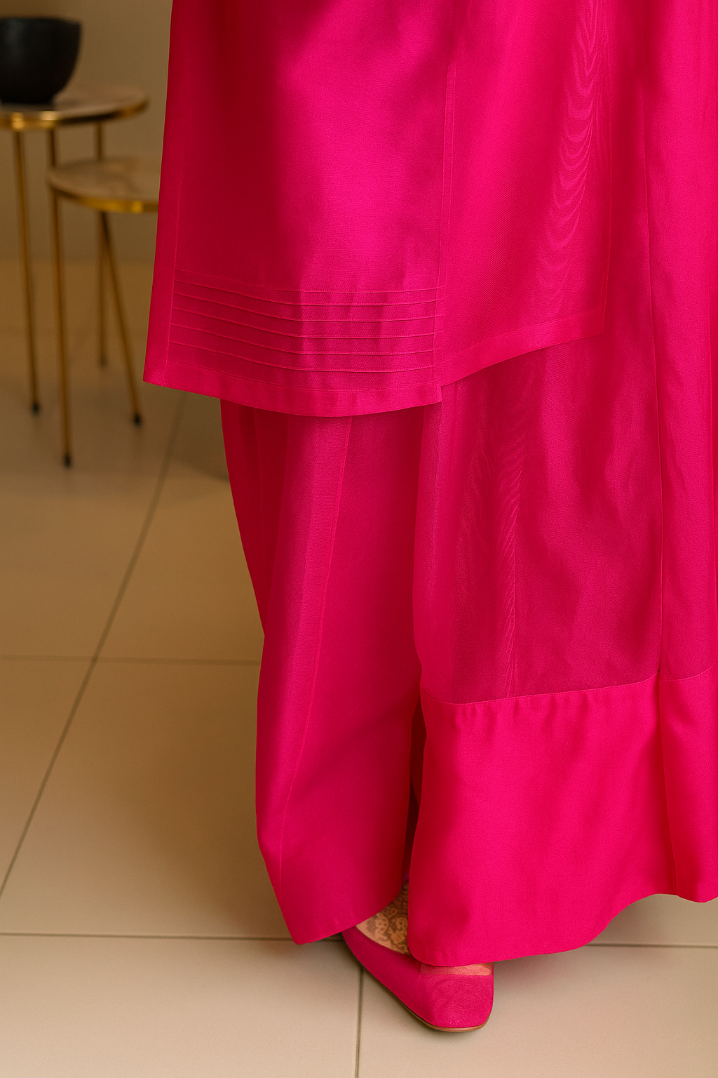 Hot Pink Farshi Shalwar
